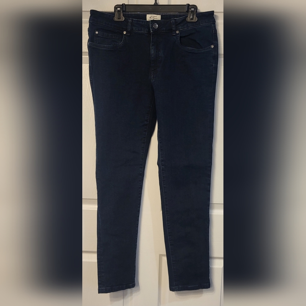 Ben Sherman Dark Wash Stretch Fit Skinny Jeans Size 33W x 32L Casual